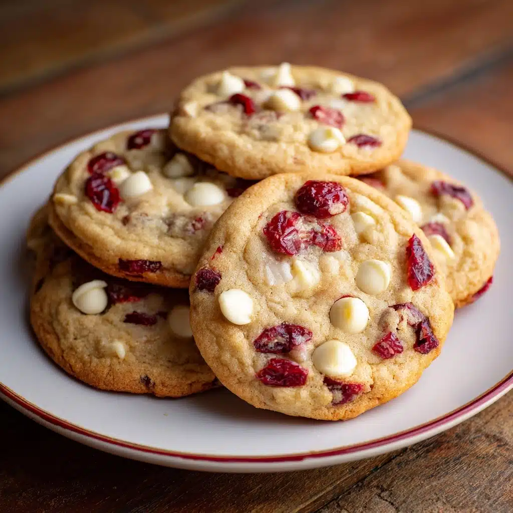 White Chocolate Cranberry Cookies Recipe - Recipe Image