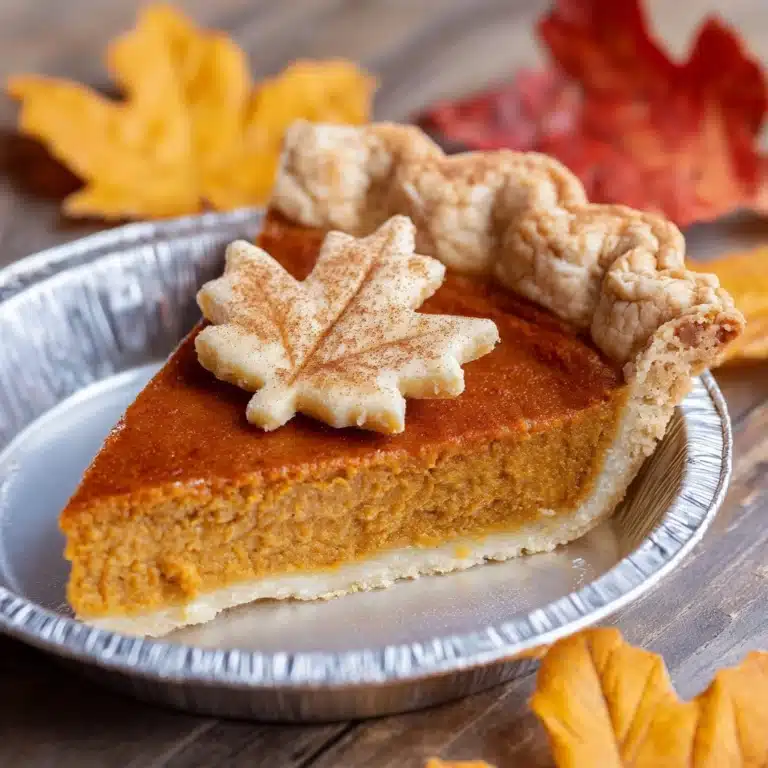 Easy Pumpkin Pie from Scratch with Flaky Crust Recipe