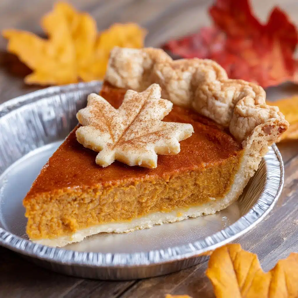 Easy Pumpkin Pie from Scratch with Flaky Crust Recipe - Recipe Image