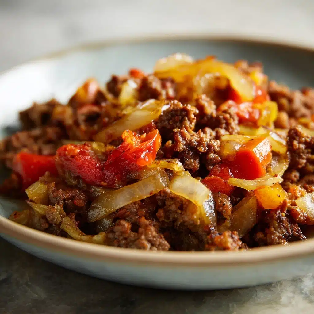 Cabbage and Ground Beef Skillet Recipe - Recipe Image