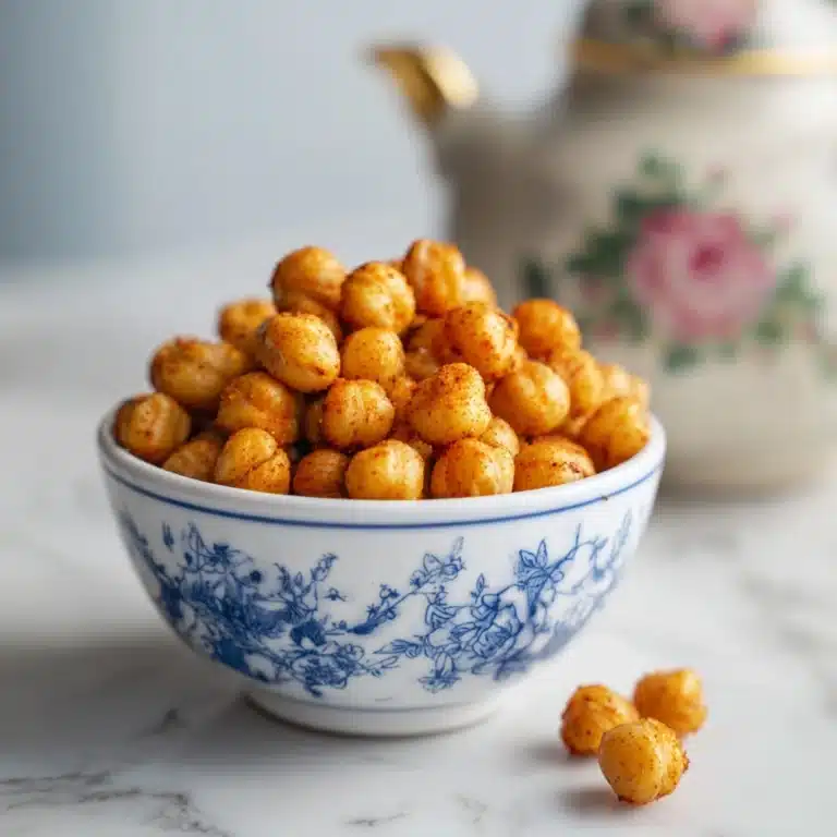 Crispy Curry Roasted Chickpeas for Delicious Healthy Snacks Recipe