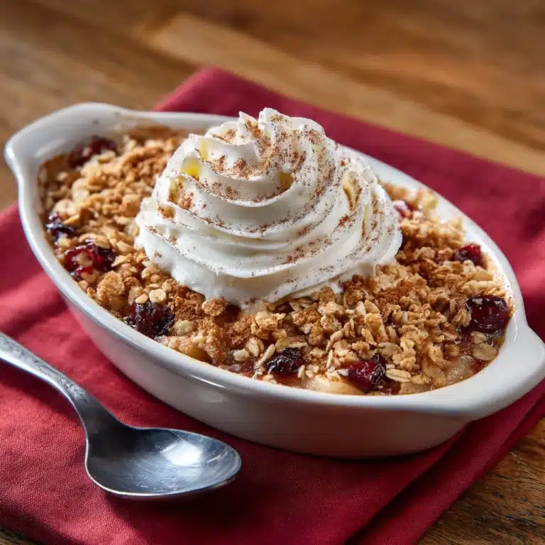 Apple Cranberry Crisp Recipe