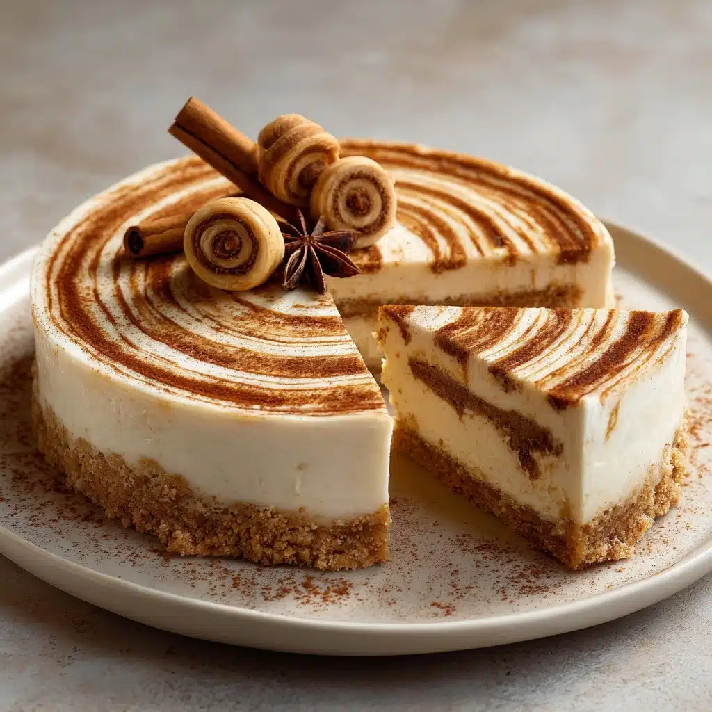 Cinnamon Roll Cheesecake Recipe - Recipe Image
