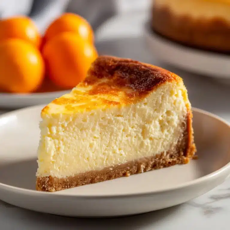 Orange or Clementine Ricotta Cheesecake Recipe