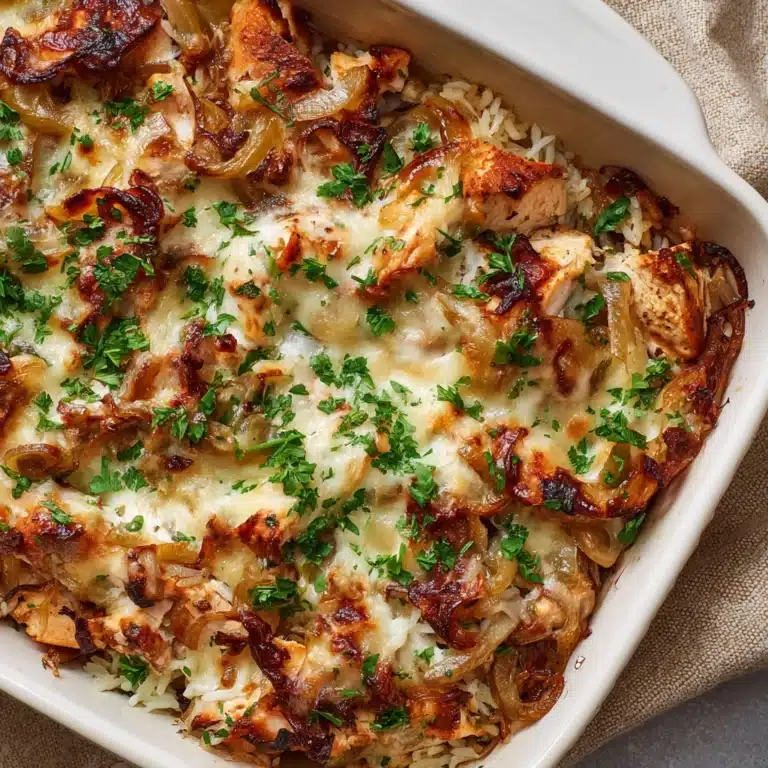 French Onion Chicken & Rice Recipe