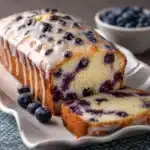 Blueberry Bread with Lemon Glaze Recipe