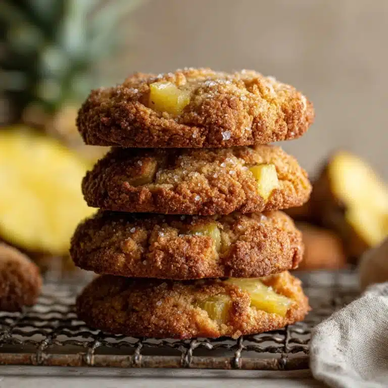 Pineapple Cinnamon Sugar Cookies Recipe
