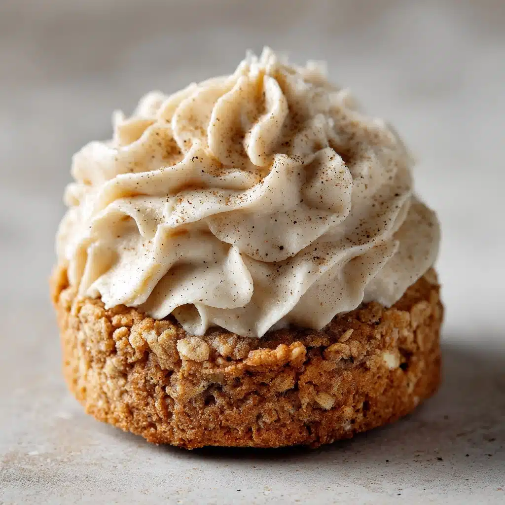 Pumpkin Oatmeal Cookies with Cinnamon Cream Cheese Frosting Recipe - Recipe Image