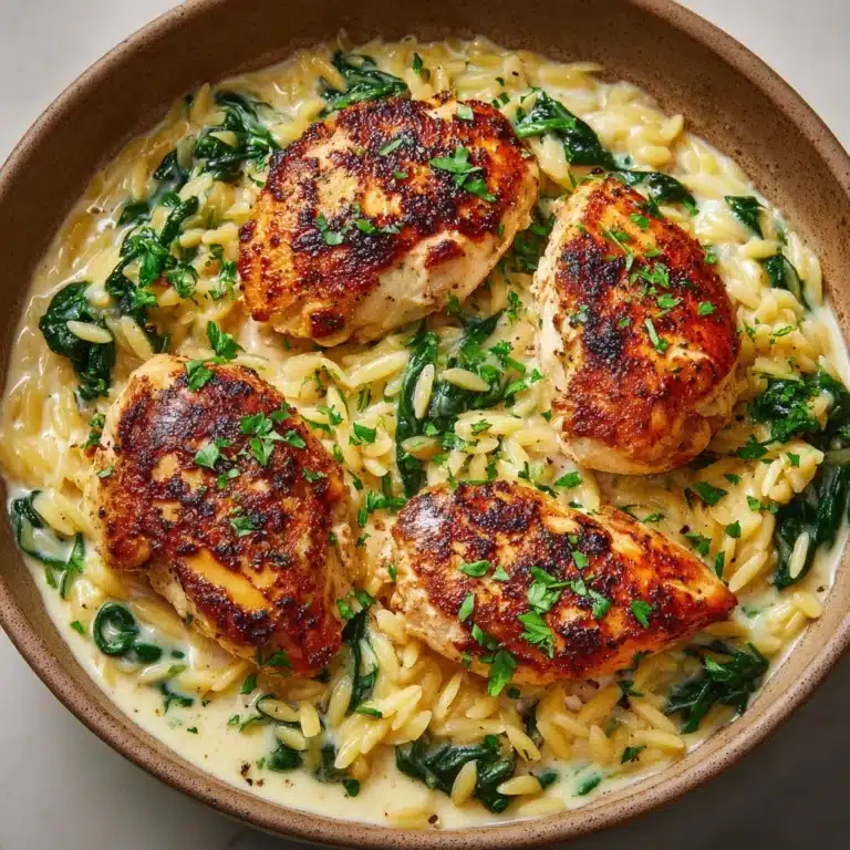 Boursin Orzo with Chicken Recipe