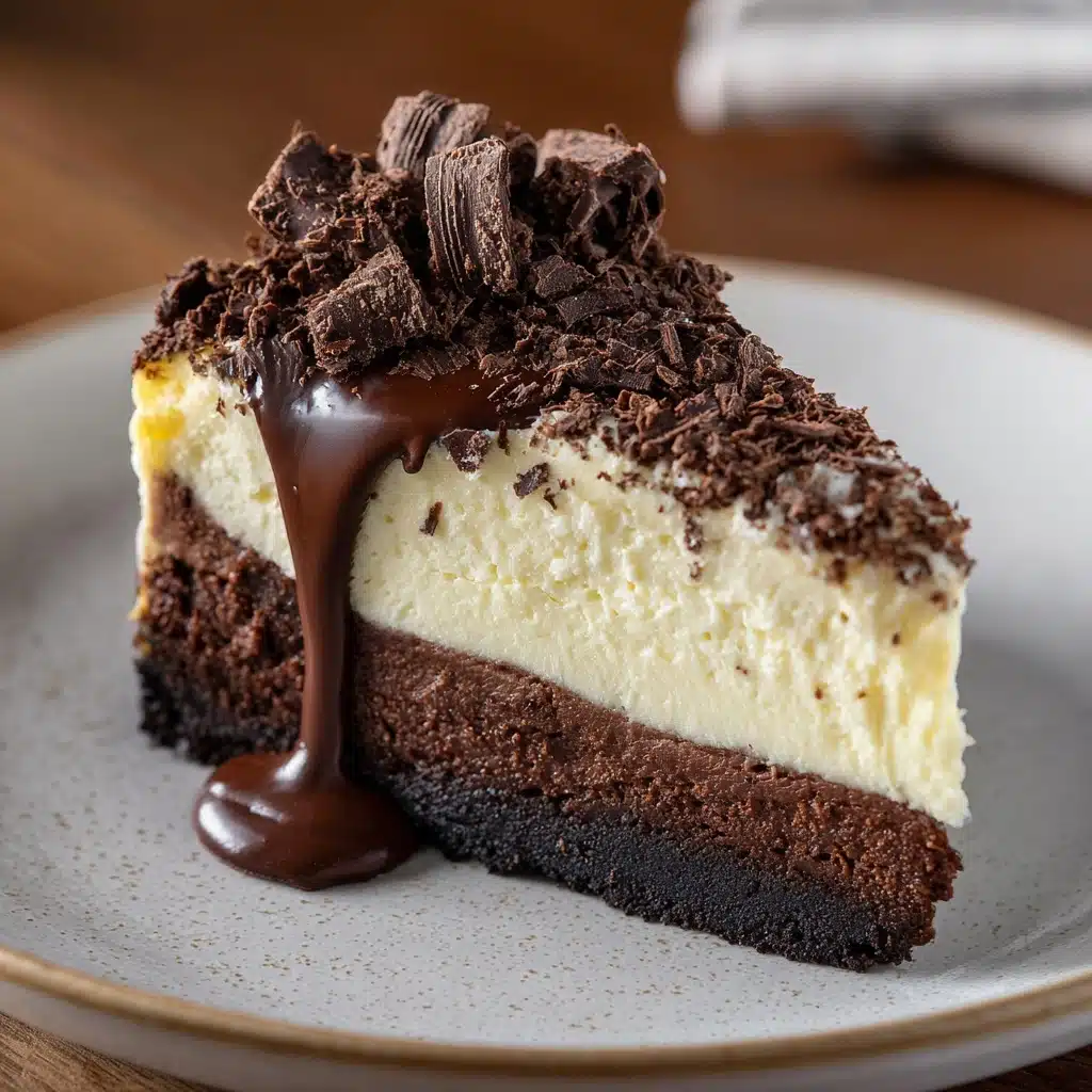 Brownie Bottom Cheesecake Recipe - Recipe Image