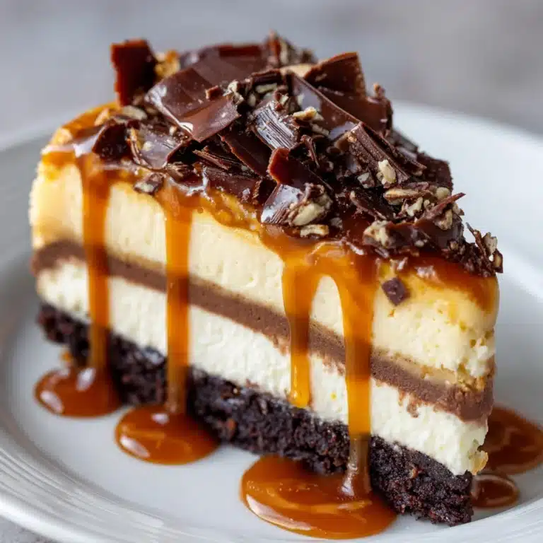 Caramel Brownie Cheesecake Recipe