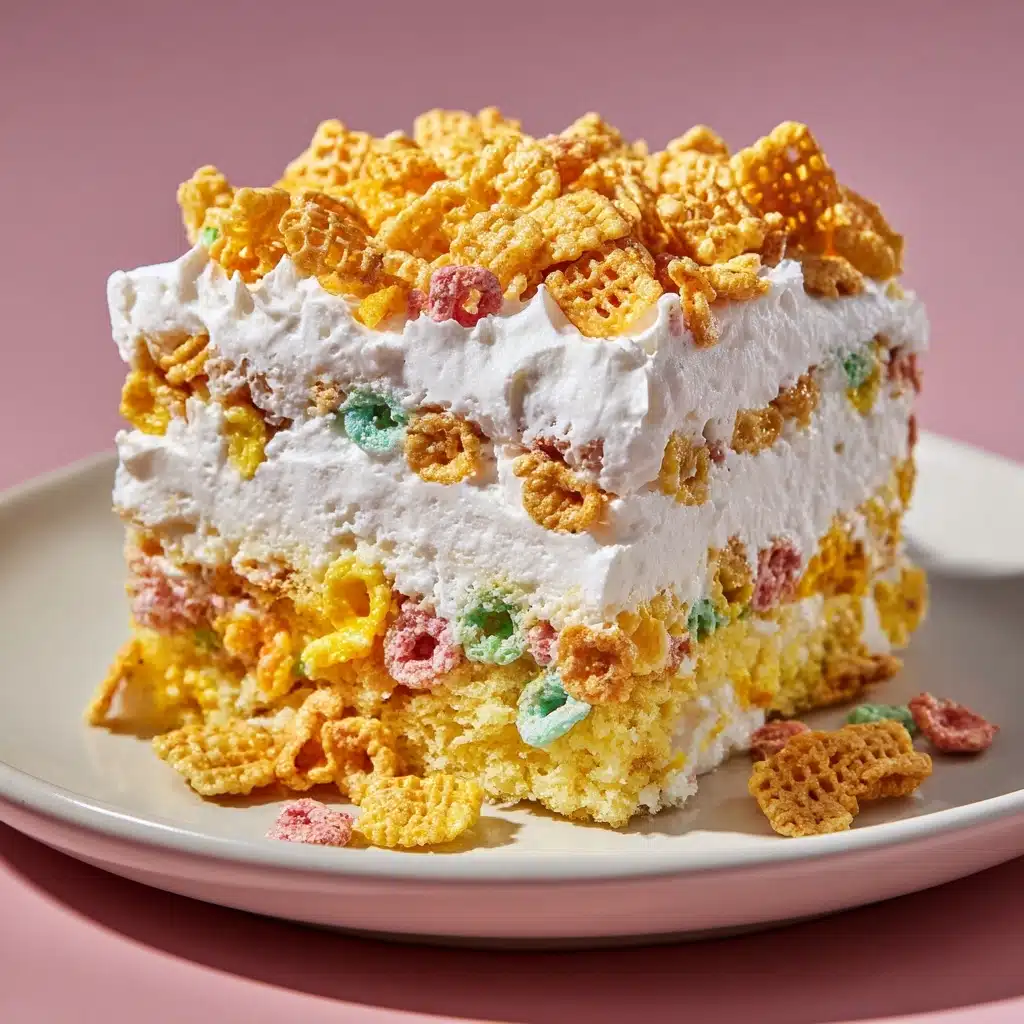 Cereal Milk Poke Cake Recipe - Recipe Image