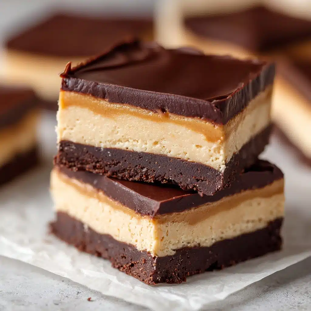 No-Bake Peanut Butter Buckeye Bars Recipe