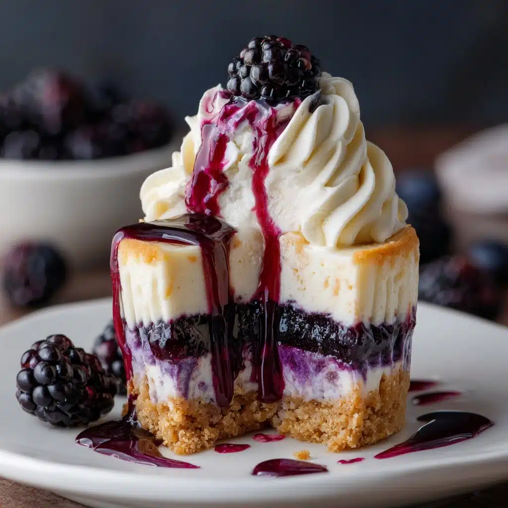 White Chocolate Blueberry Cheesecake Cupcakes Recipe - Recipe Image