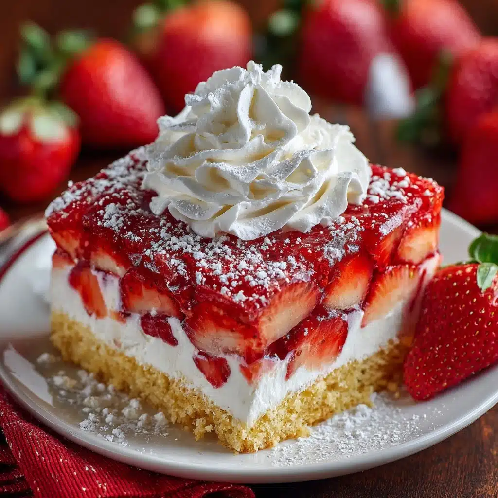 No-Fuss Strawberry Cheesecake Dump Cake Recipe
