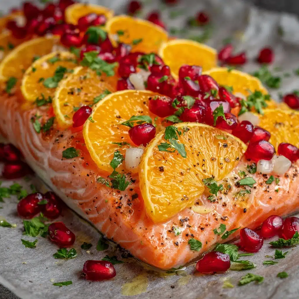 Christmas Baked Salmon Recipe - Recipe Image