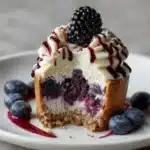 White Chocolate Blueberry Cheesecake Cupcakes Recipe