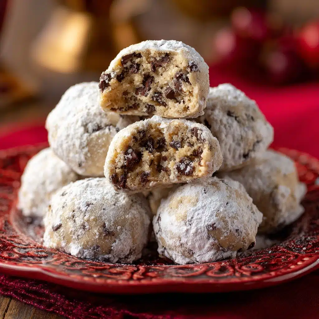 Peanut Butter Chocolate Chip Snowball Cookies Recipe