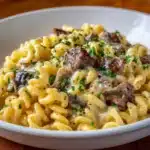 Philly Cheesesteak Pasta Recipe