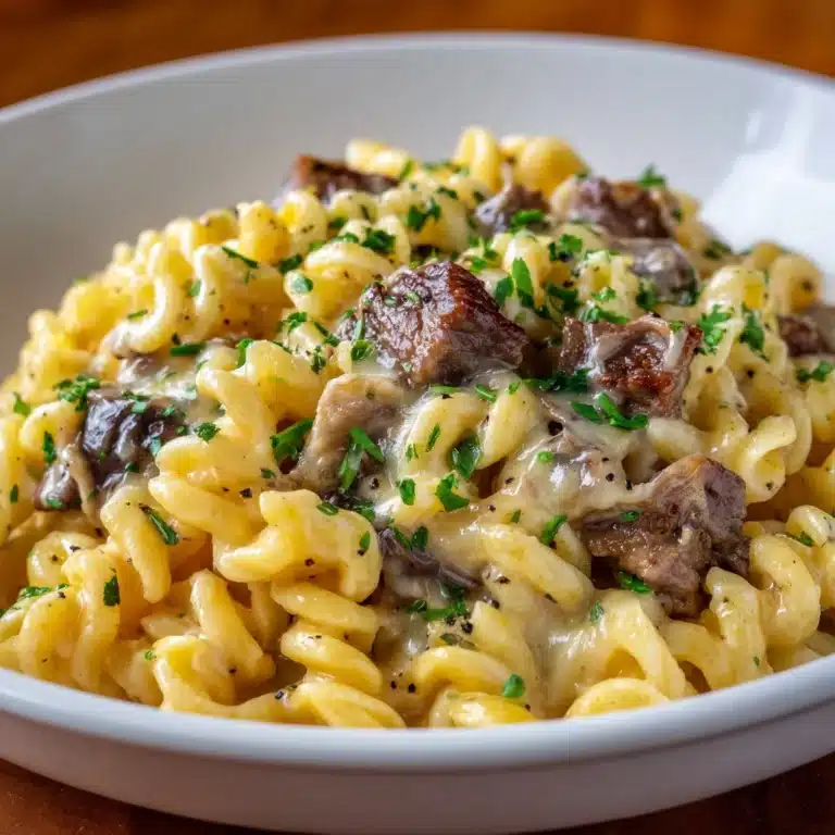 Philly Cheesesteak Pasta Recipe