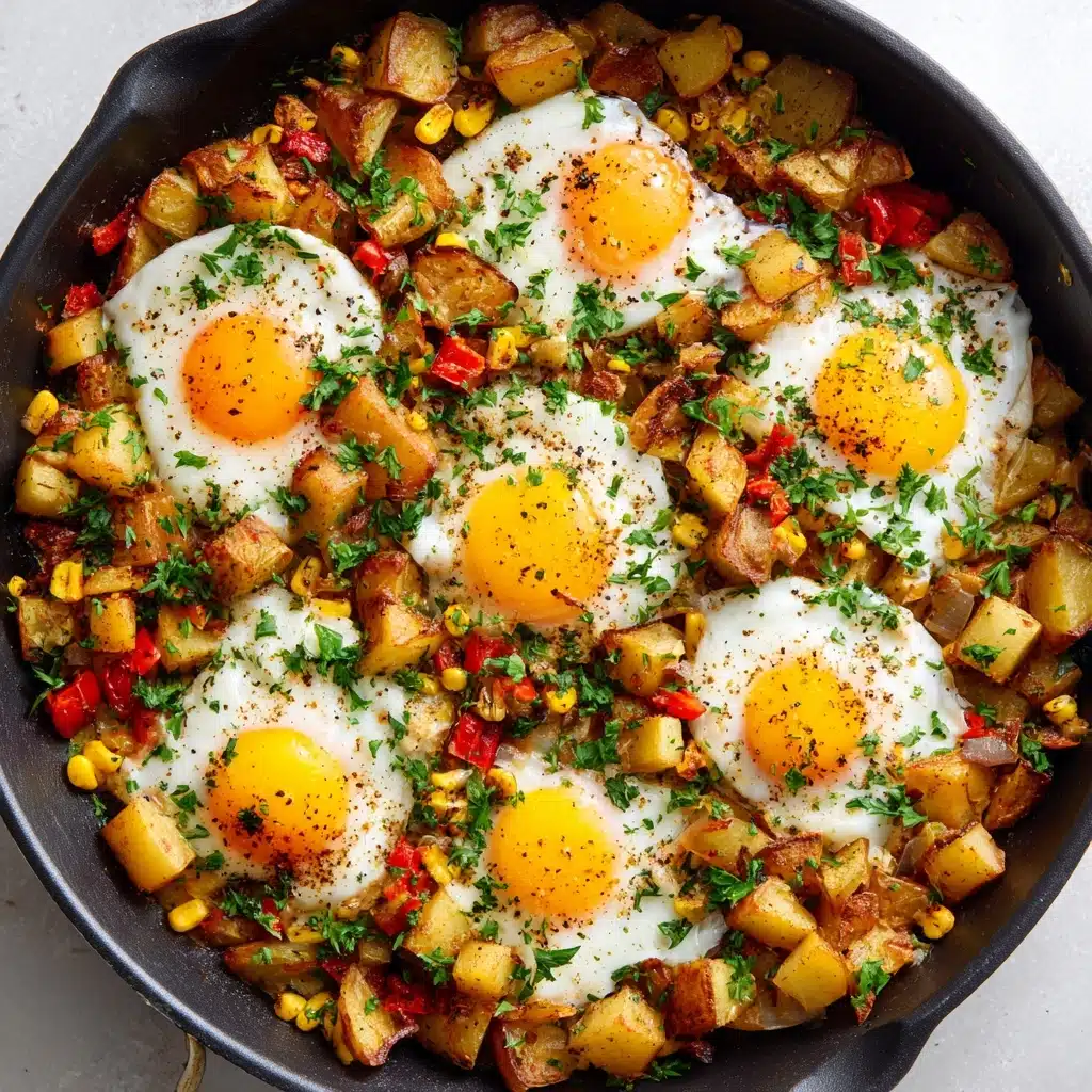 Simple Loaded Breakfast Skillet Recipe - Recipe Image