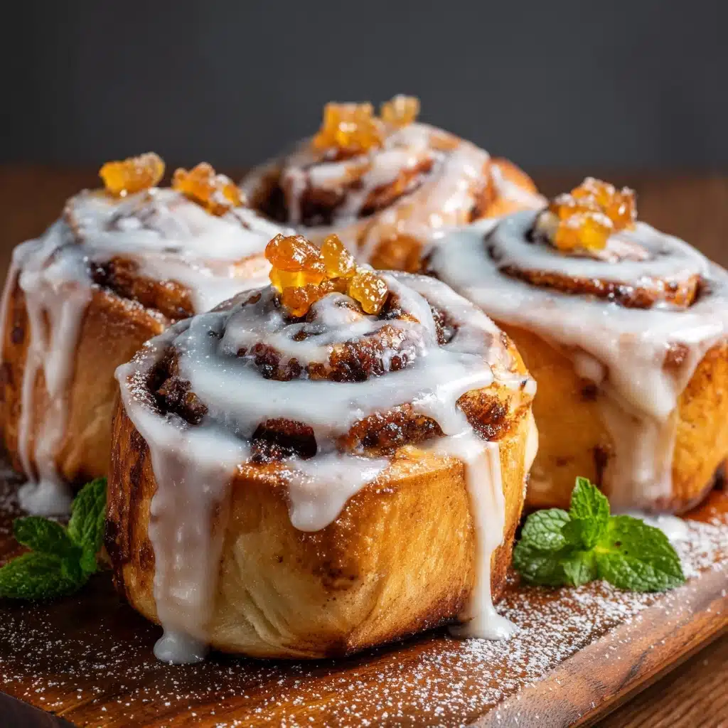 Peachy Cinnamon Rolls Recipe - Recipe Image