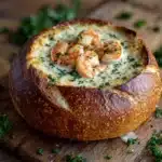 Stuffed Seafood Bread Bowl Recipe
