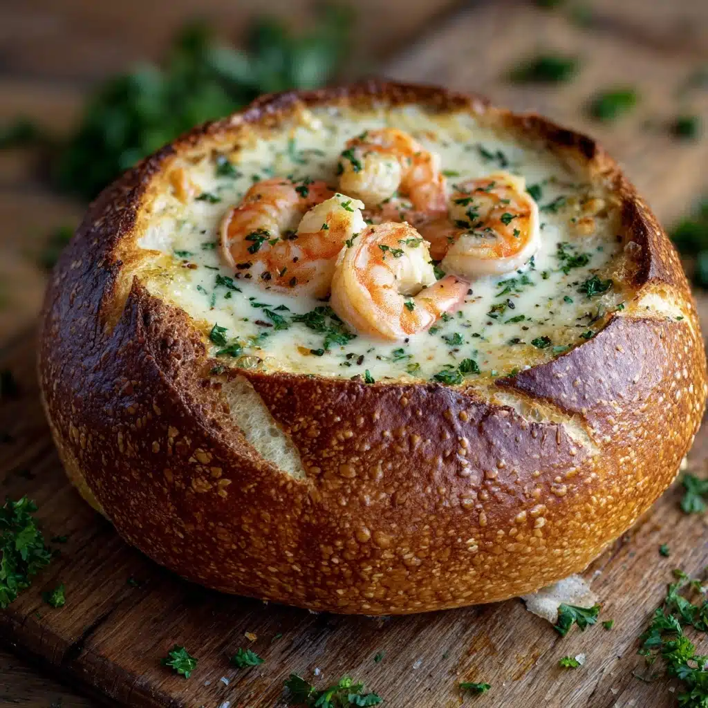 Stuffed Seafood Bread Bowl Recipe
