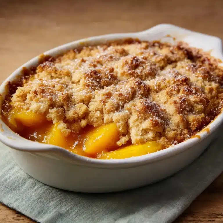 The Best Peach Cobbler Recipe
