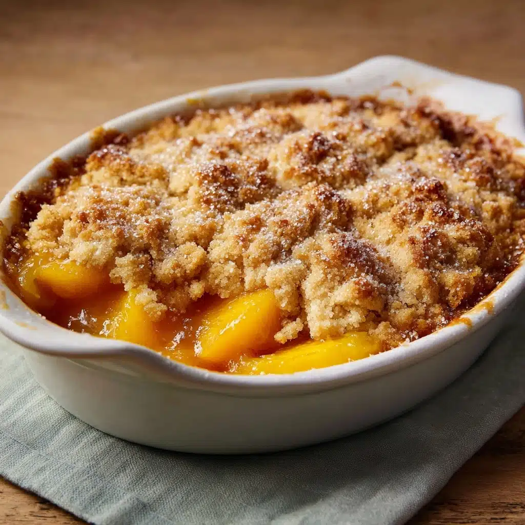 The Best Peach Cobbler Recipe