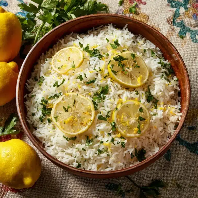 Greek Lemon Rice Recipe
