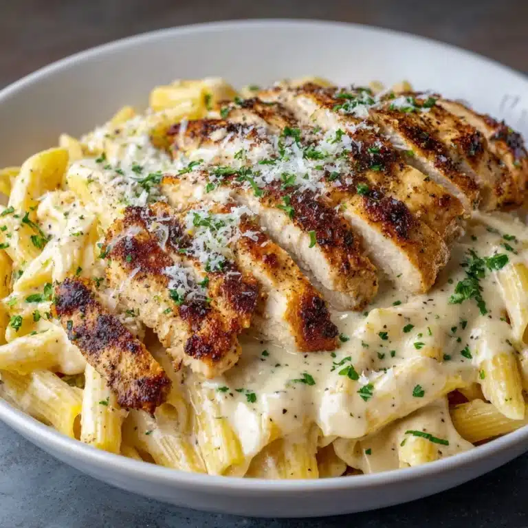 Creamy Garlic Chicken Pasta Recipe