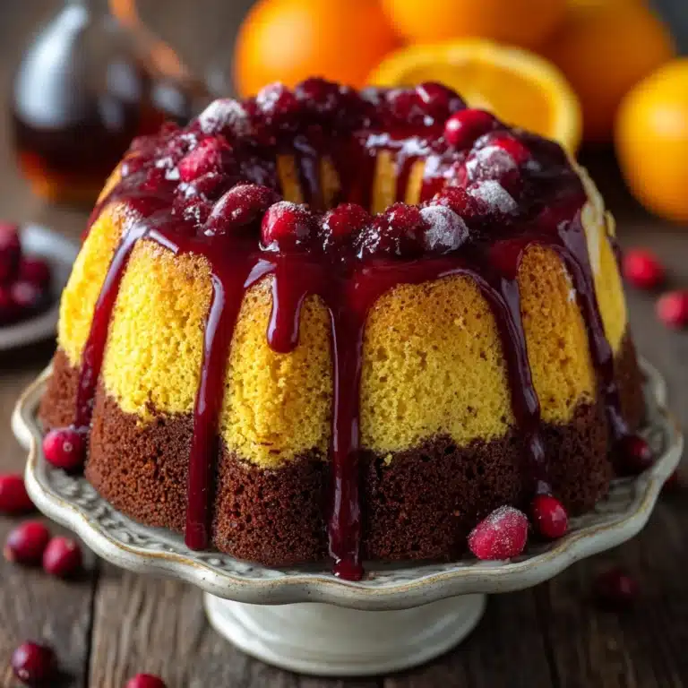 Cranberry Orange Bundt Cake Recipe
