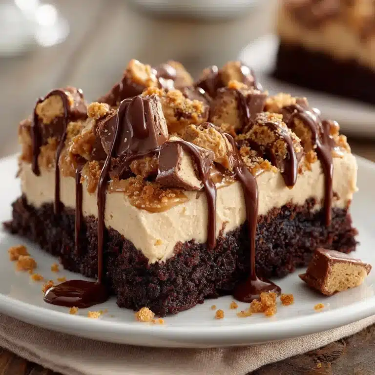 Snickers Poke Cake Recipe