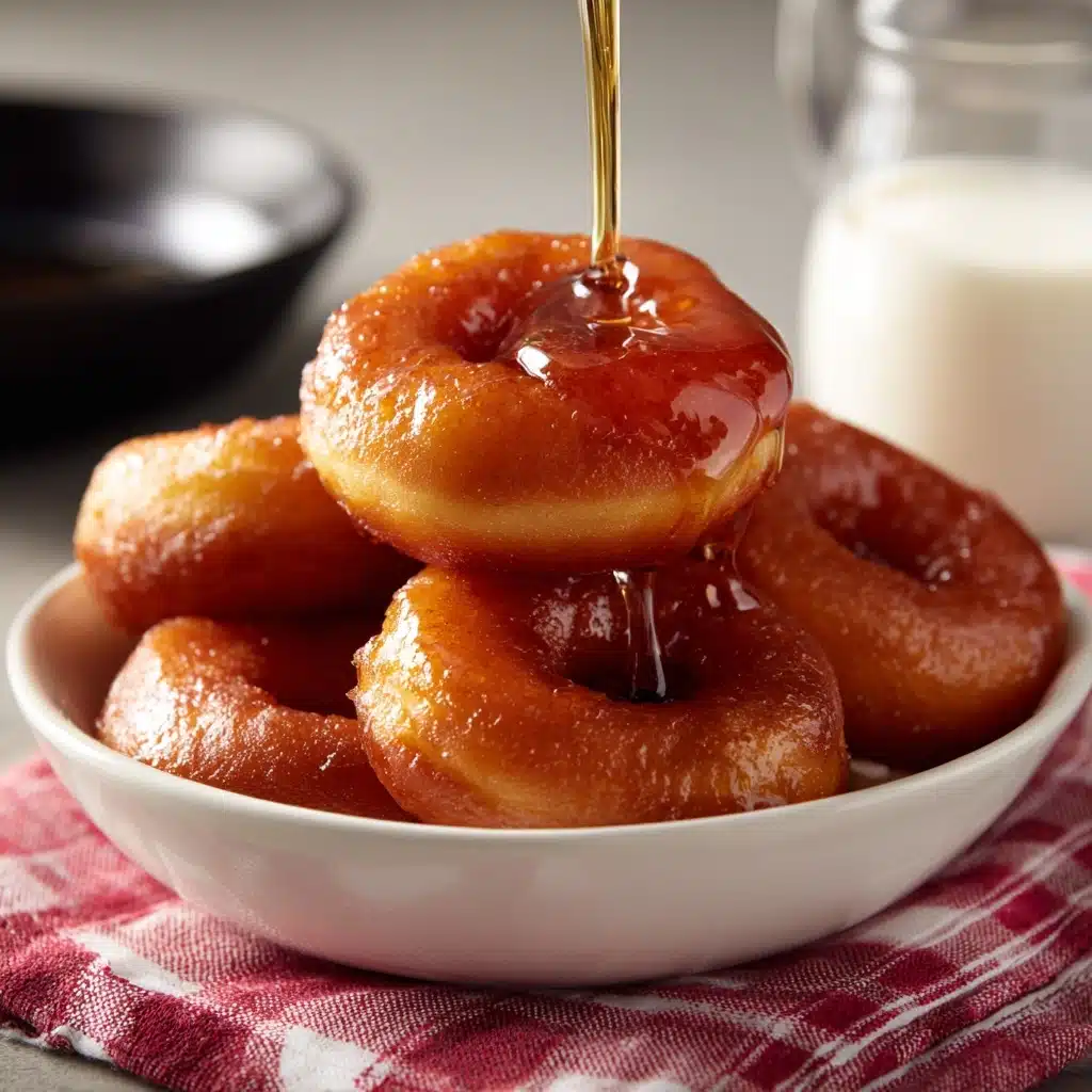 Canned Biscuit Glazed Doughnuts Recipe - Recipe Image
