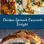 Chicken and Spinach Casserole with Cream Cheese Recipe