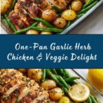 One-Pan Garlic Herb Chicken with Potatoes & Green Beans Recipe