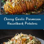 Garlic Parmesan Hasselback Potatoes Recipe