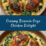Boursin Orzo with Chicken Recipe