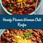 The Pioneer Woman Chili Recipe