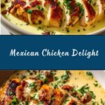 Mexican Chicken with Cheese Sauce Recipe