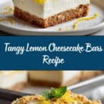 Lemon Cheesecake Bars Recipe
