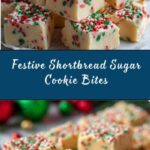 Christmas Shortbread Sugar Cookie Bites Recipe