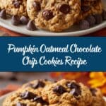 Pumpkin Oatmeal Chocolate Chip Cookies Recipe