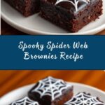 Spider Web Halloween Brownies Recipe
