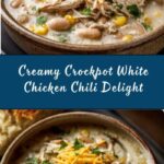 Creamy Crockpot White Chicken Chili Recipe