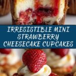 Mini Strawberry Cheesecake Cupcakes Recipe