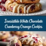 White Chocolate Cranberry Orange Cookies Recipe