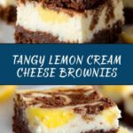 Lemon Cream Cheese Brownies Recipe