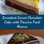 Secret Chocolate Cake with Passion Fruit Mousse Recipe